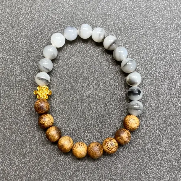 【天娇玉脉】新疆和田籽料青花手串