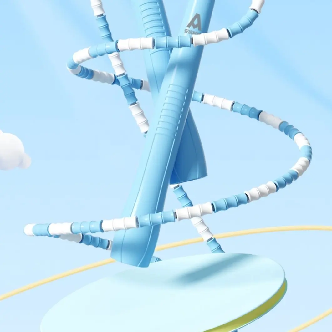 得力FT168竹节跳绳/12根