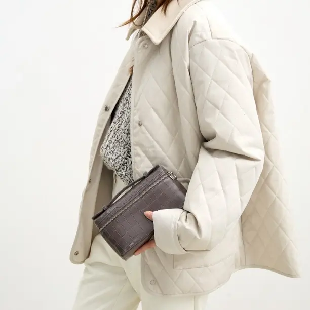 MOSSE ROOM「朝暮来信」经典 Lp 大菱格奶油棉服