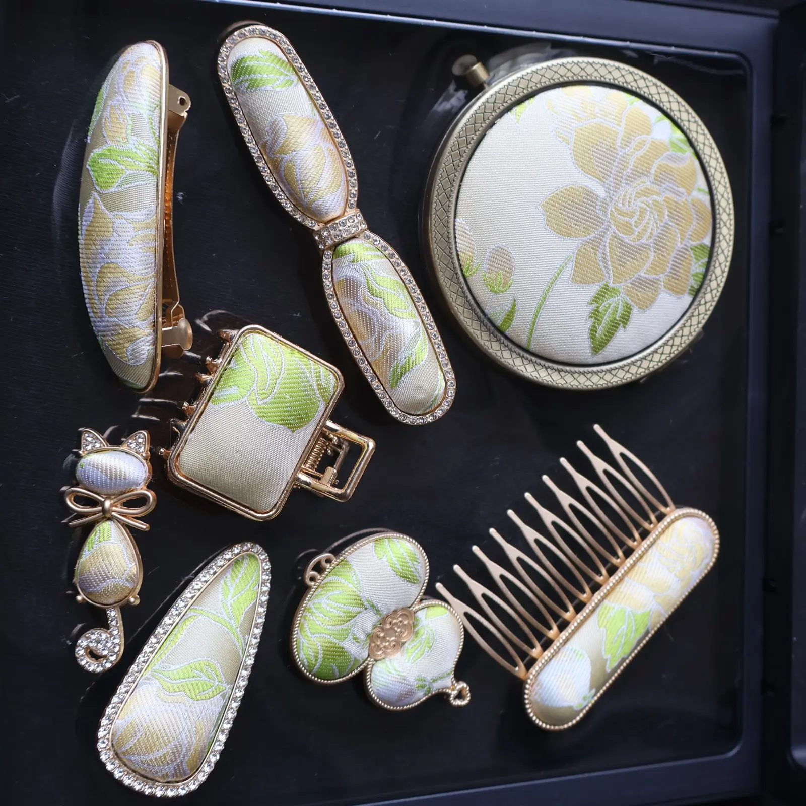 非遗国风复古发夹手工民族风发饰女百搭发卡森系法式头饰