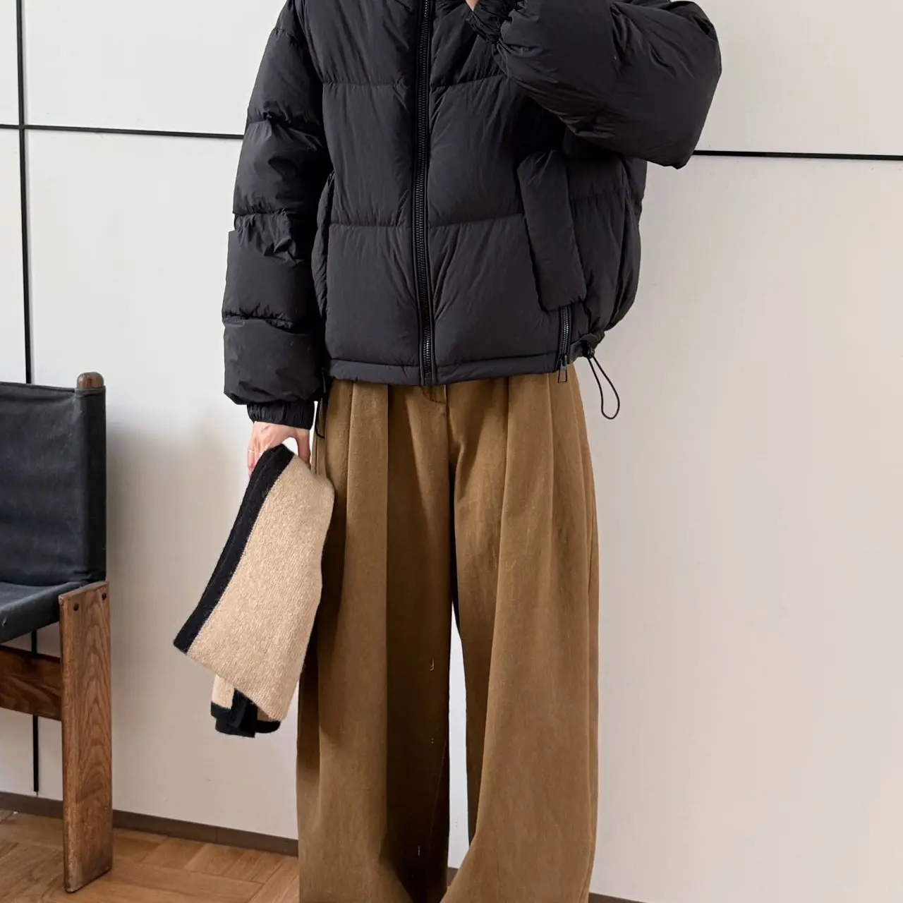 90白鸭绒立领加厚韩版宽松休闲短款小个子冬季外套