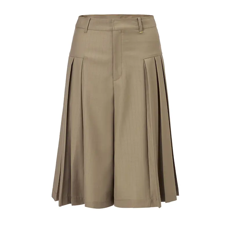 DJFL-25S1气质时尚休闲百搭百褶阔腿短裤DWWS1K413