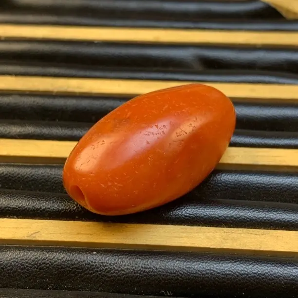 南红柿子锦双色藏式桶珠传承全品级配饰勒子火焰纹百搭民族风甘南