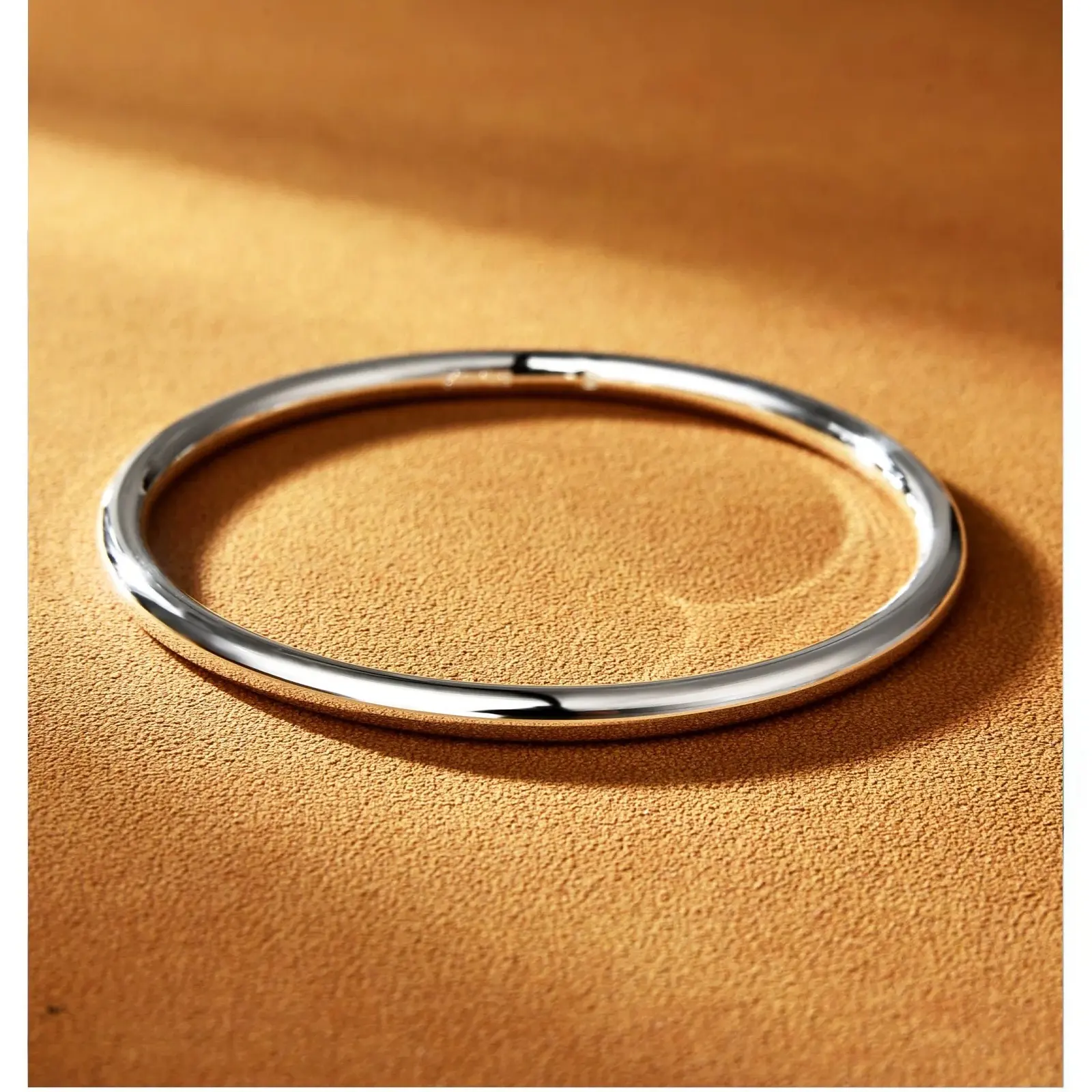 足银手镯 30克足银素圈手镯时尚年轻基础款经典百搭礼物