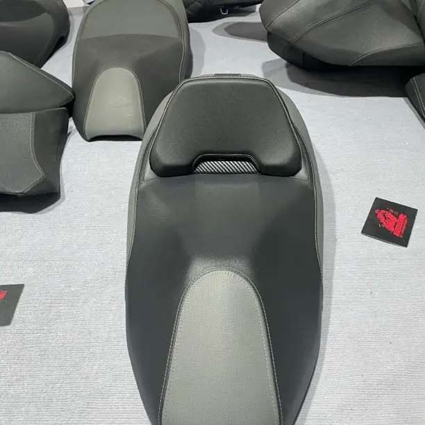 摩托车坐垫改装大沙发座垫总成加软带腰靠全包围