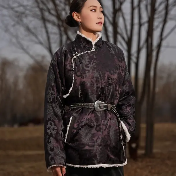 牧轮 | 加厚情侣藏式民族风袍子