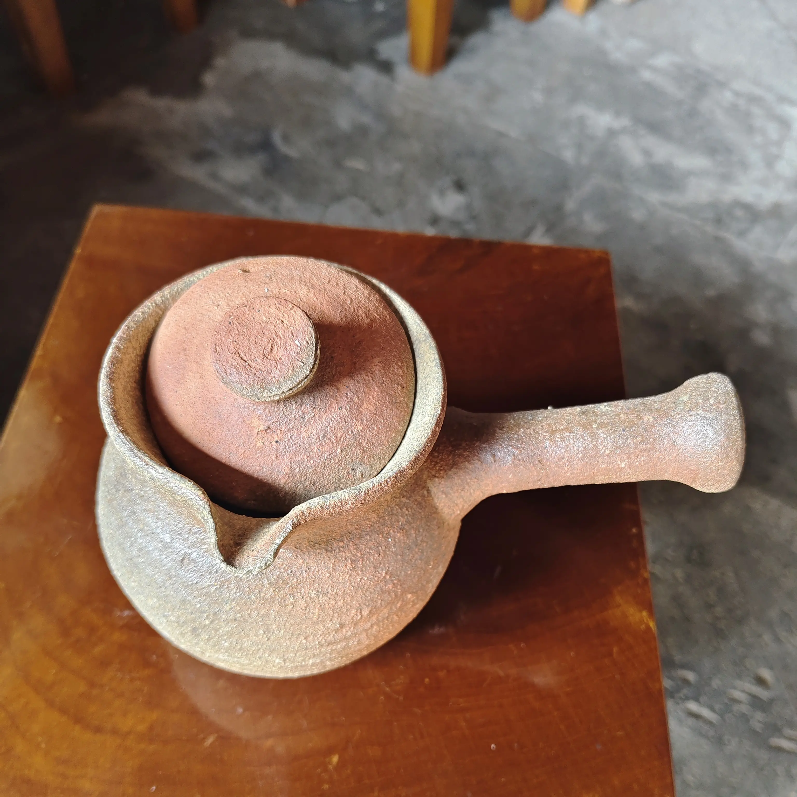 腾冲火山泥龙窑柴烧煮茶罐