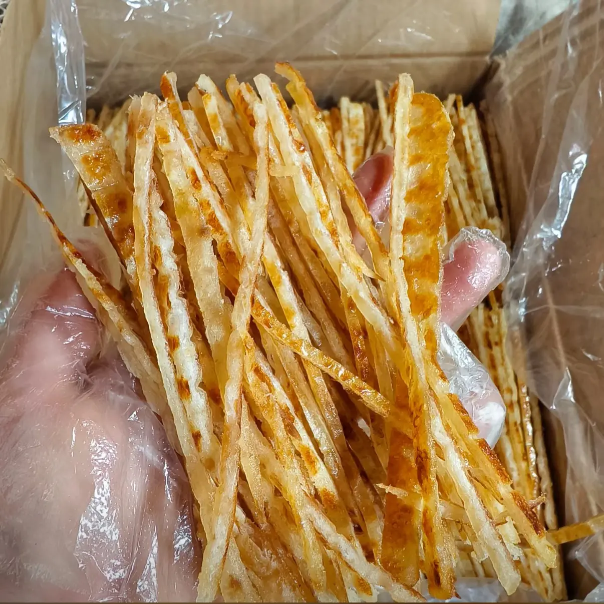 海边零食香烤明太鱼丝纯鱼肉不含淀粉开袋即食休闲零食