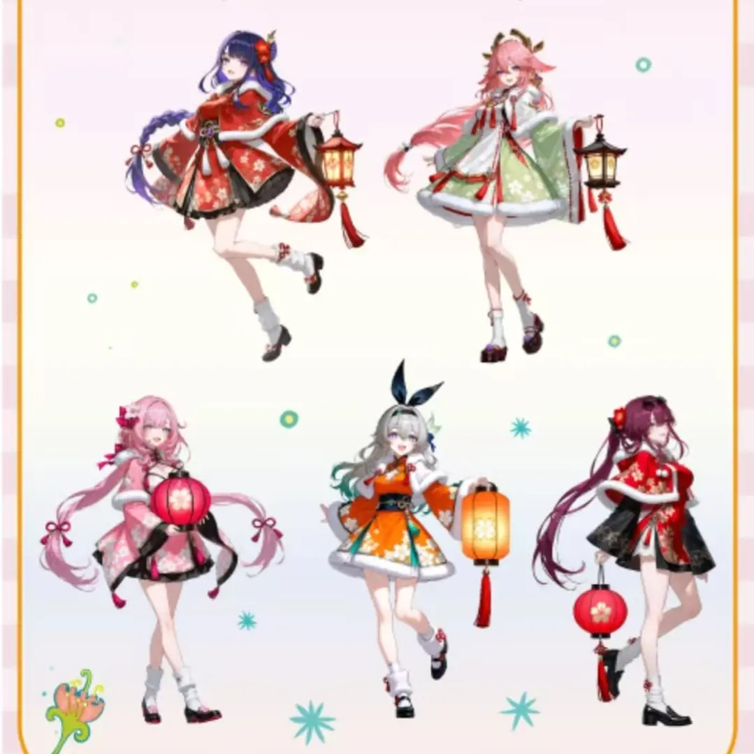 【小山竹拆盒】冰箱贴   原神动漫