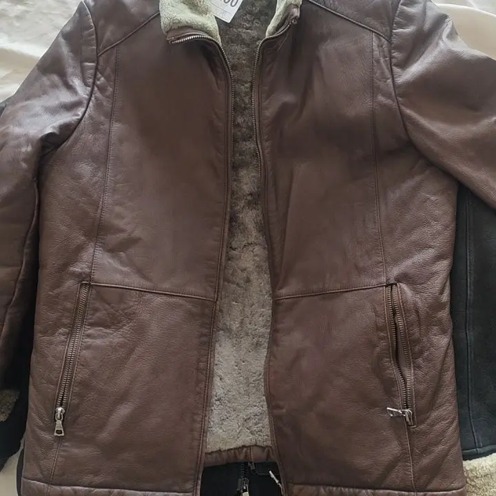 贰马古着真皮男士皮衣款式颜色尺码直播为准扣号下单盲拍抢拍无效