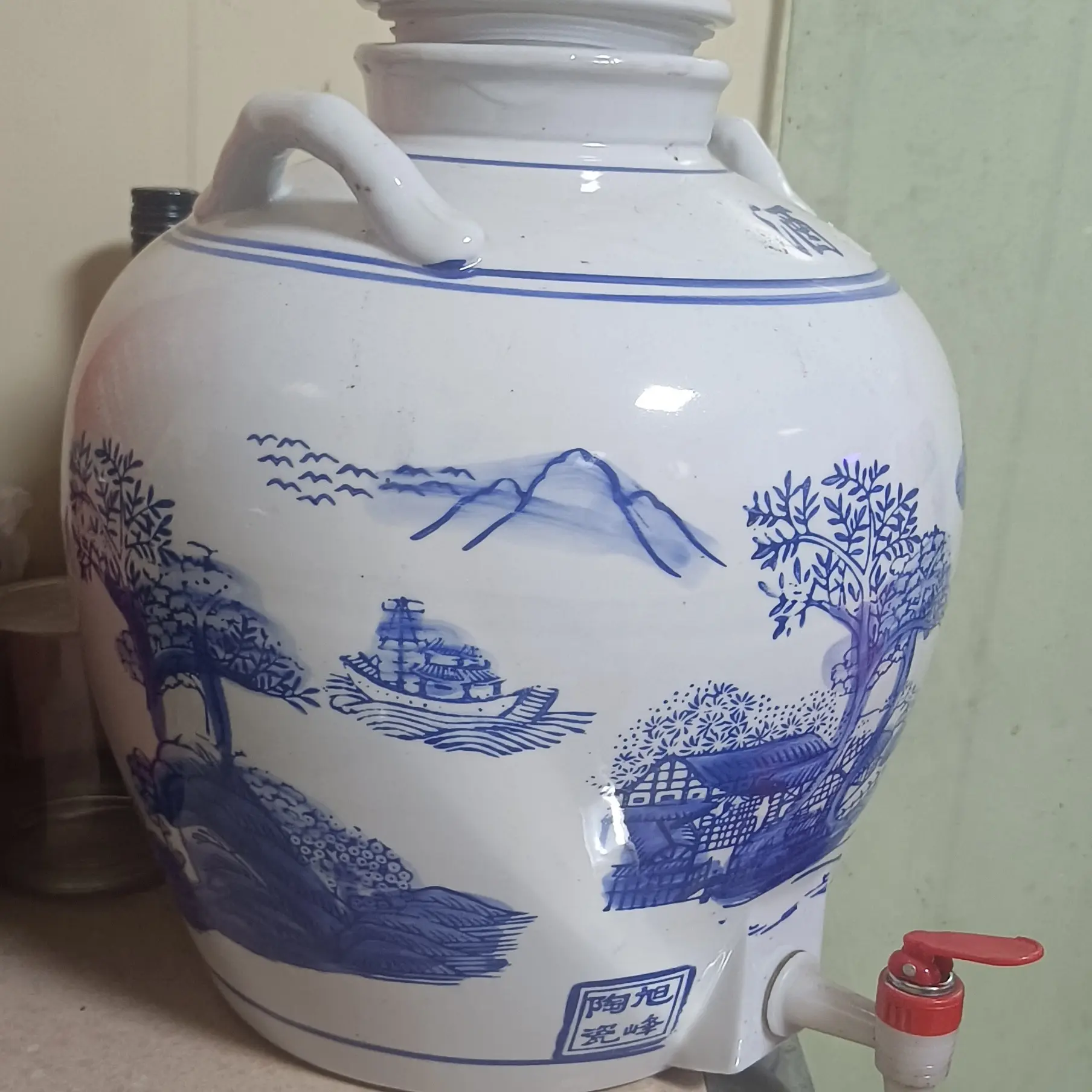 陶瓷酒坛子家用密封酒瓶窖藏泡酒缸子50斤泡酒坛