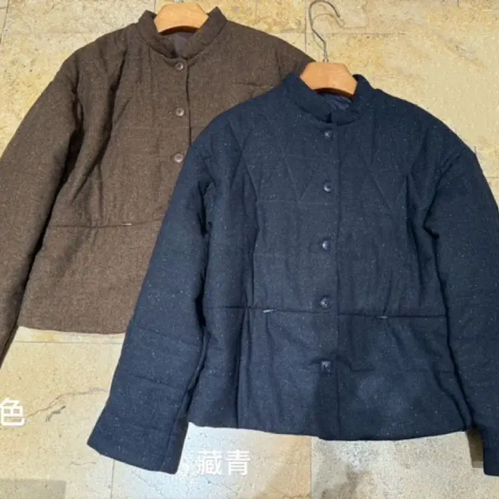 立领加厚汉麻棉服保暖外套8158