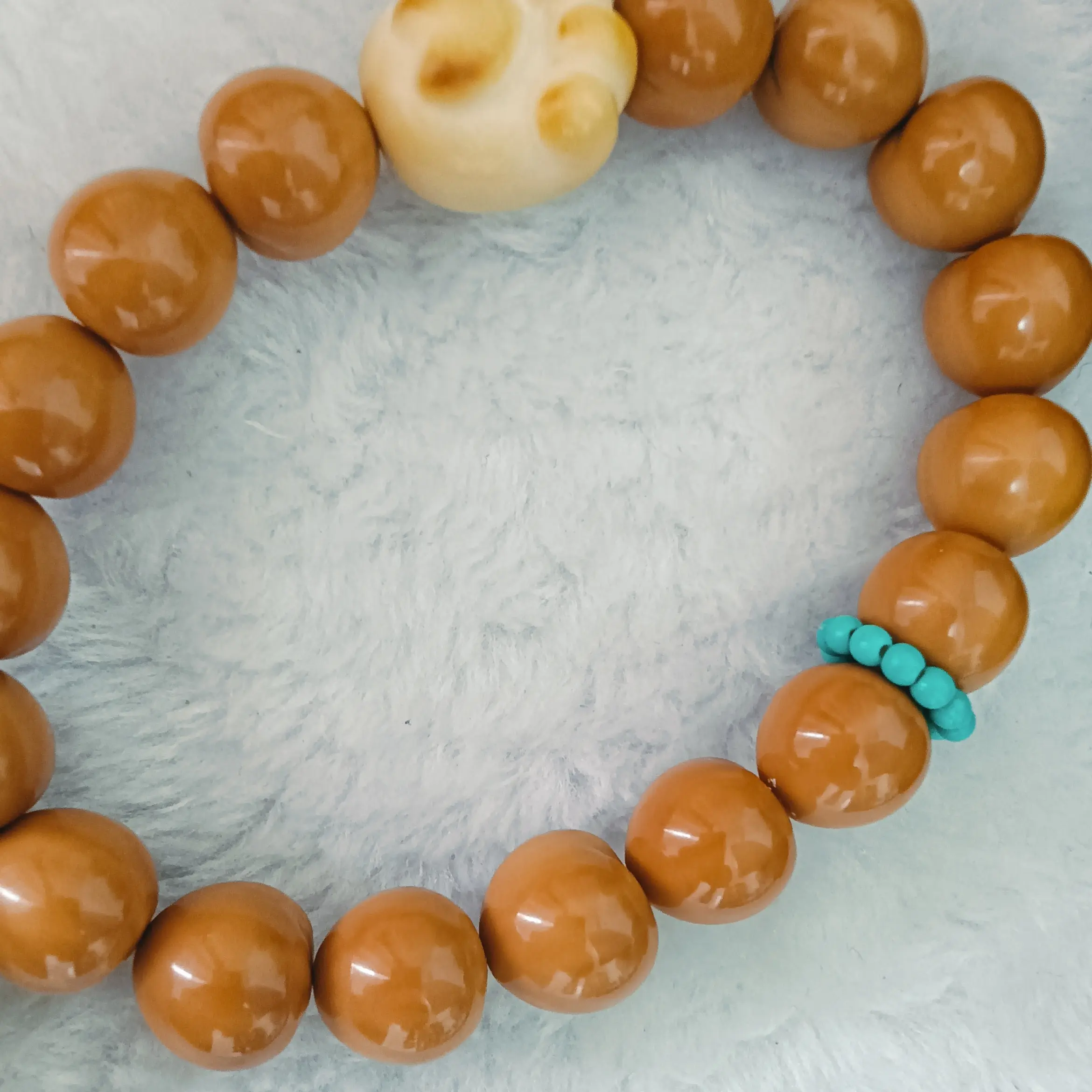 全品猴头光面屁桃手持   15mm  可爱猫爪  龟背