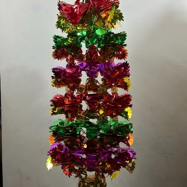 【10个装】新款彩色塑料拉花适用于节日祭祀等场景装饰