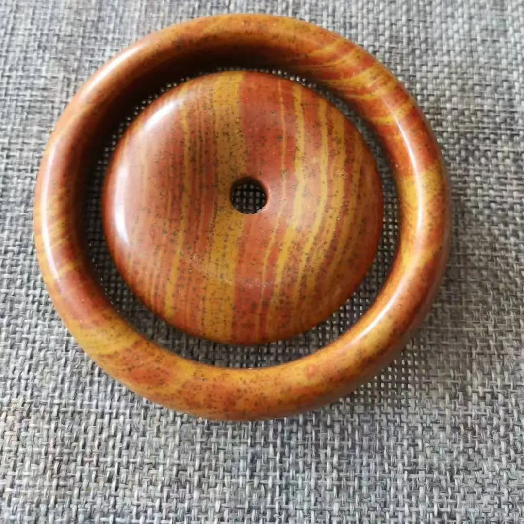 水波纹平安扣复古民族风纯手工饰品