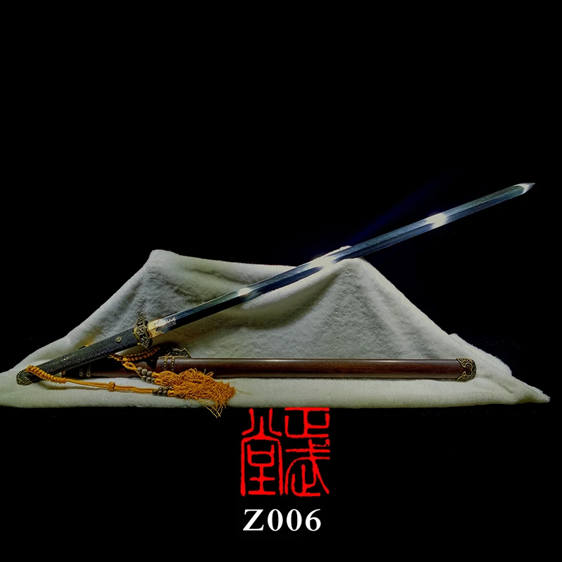 福利品唐剑标准装(夹钢4000余层)龙泉正武堂刀剑周正武宝剑未开刃