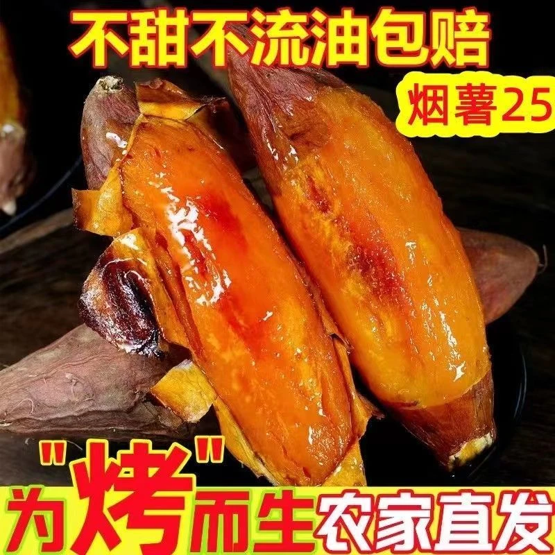 【买3斤送2斤】正宗烟薯25号蜜薯糖心流油新鲜沙地红薯烤红薯专用