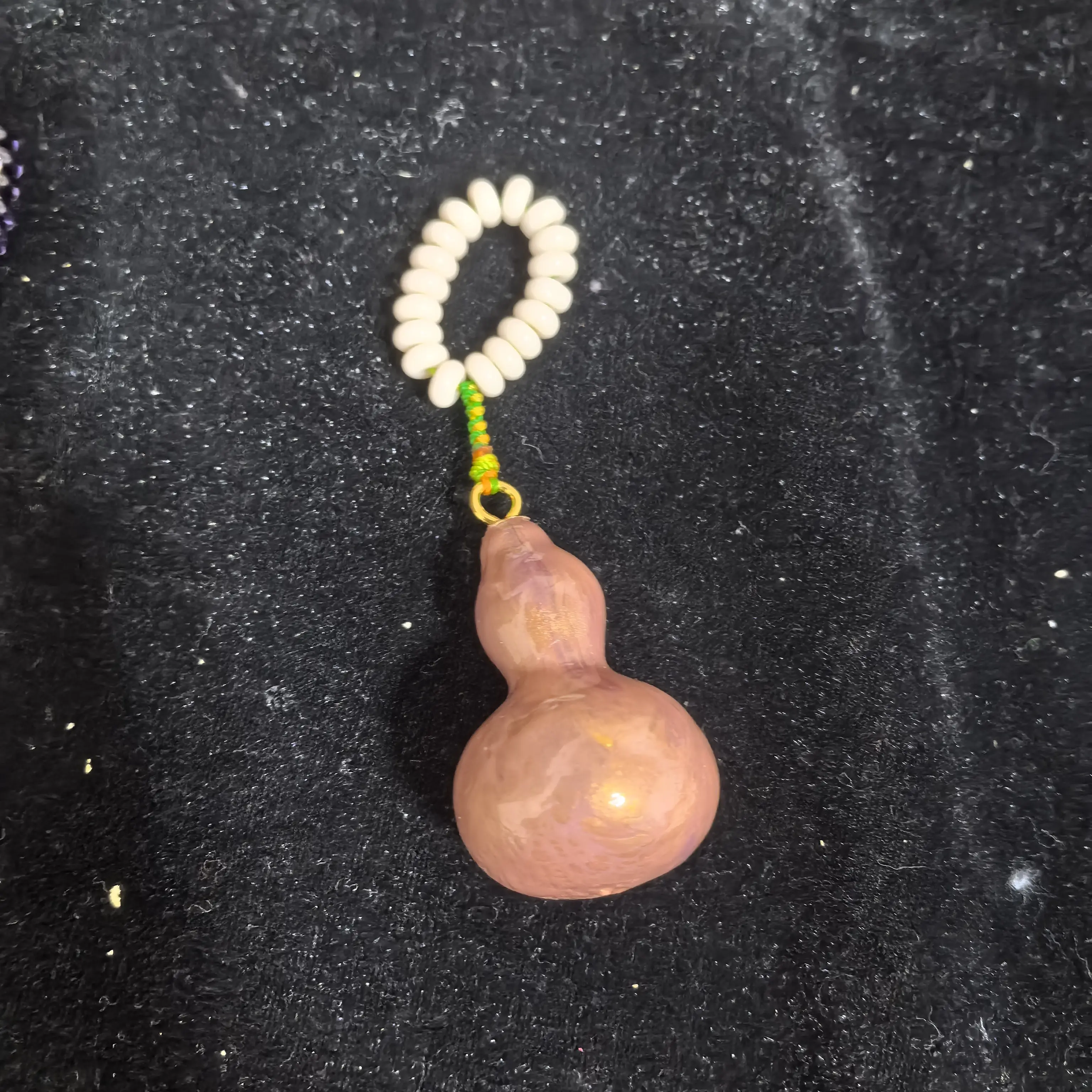 紫檀小葫芦（创意根雕）文玩小挂饰手机钥匙小挂件