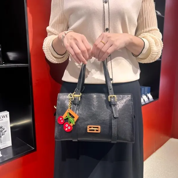 食草堂实体专柜手拎通勤包