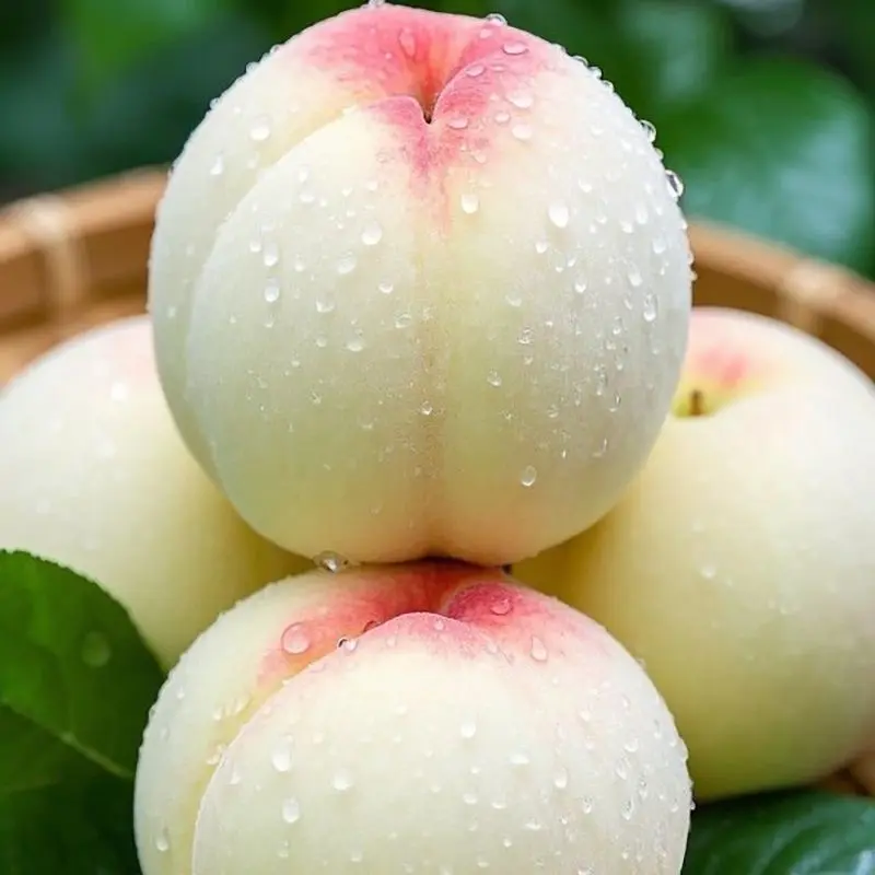 Z【顺丰直发】奶油白桃果农自卖白如玉奶油脆蜜桃新鲜现摘清甜爽口