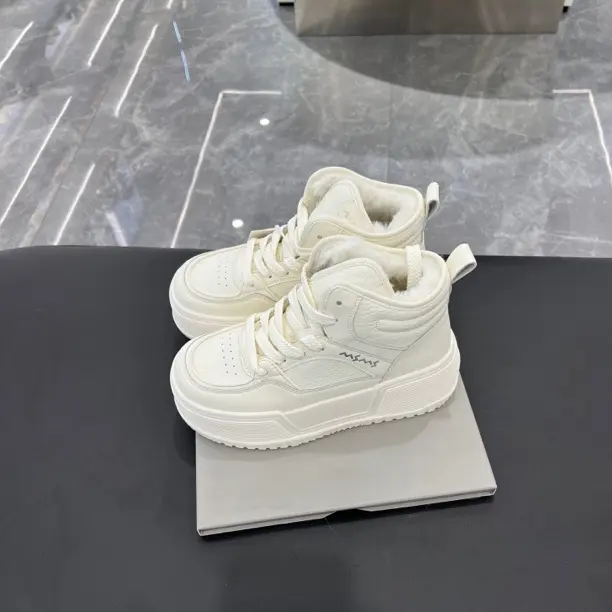 大棉冬季时尚保暖舒适厚底休闲鞋板鞋小白鞋