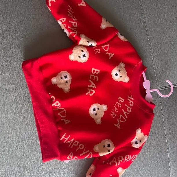 冬季新款加绒儿童保暖卡通卫衣