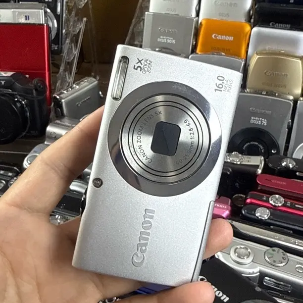 95新 Canon/佳能 95新 A2300银色1600万像素5倍变焦人像冷白皮