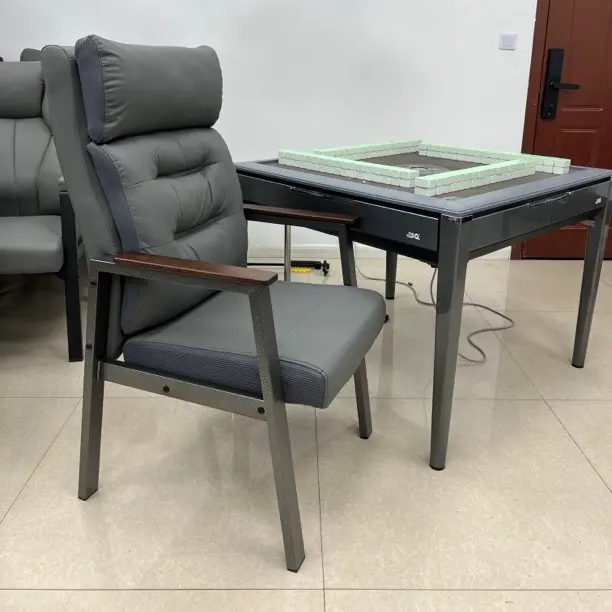 高档加厚高靠背弹簧包麻将椅全自动麻将桌棋牌室家用久坐舒适专用