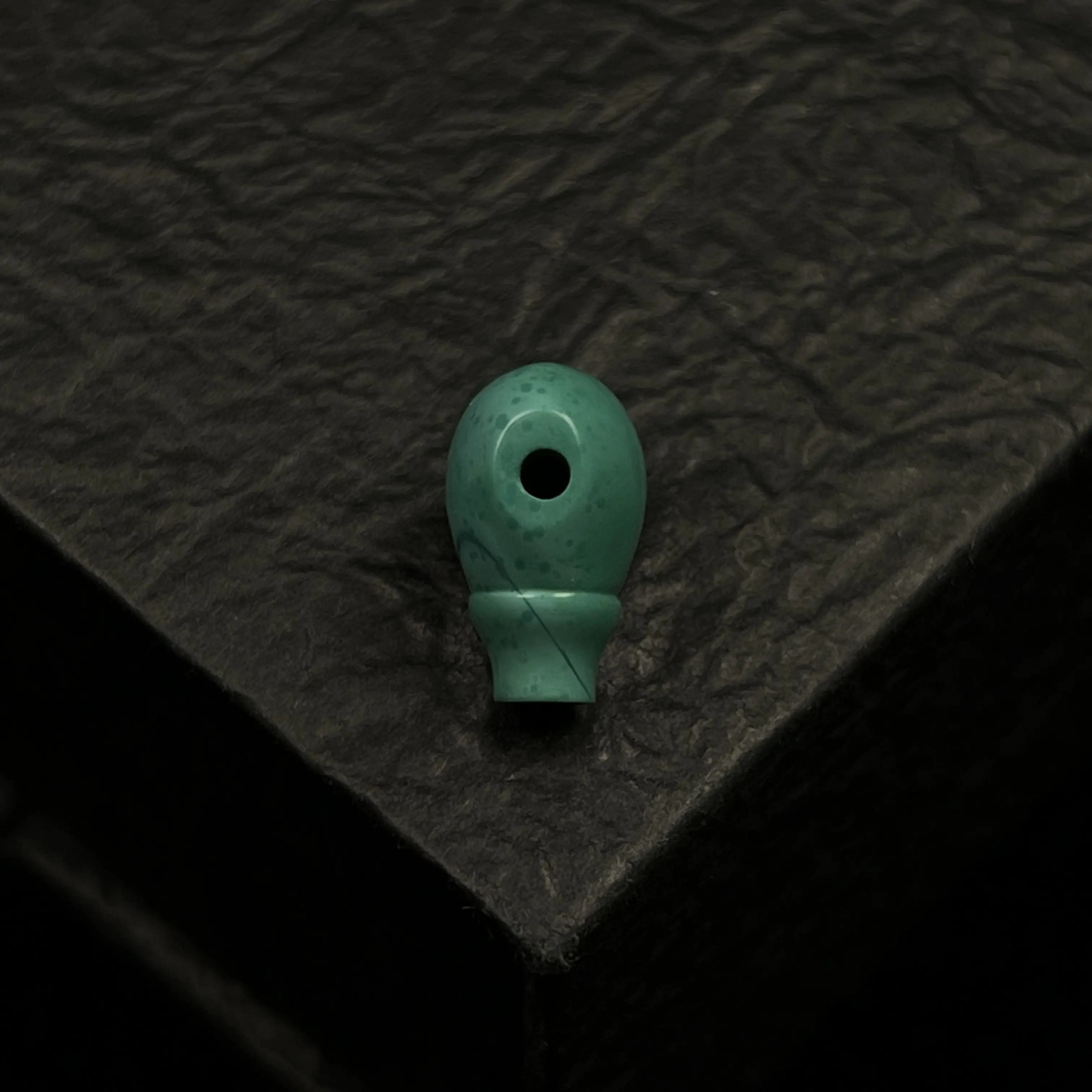 绿松石三通 10.5mm 高度15.2mm 厚度9.0mm全品无瑕