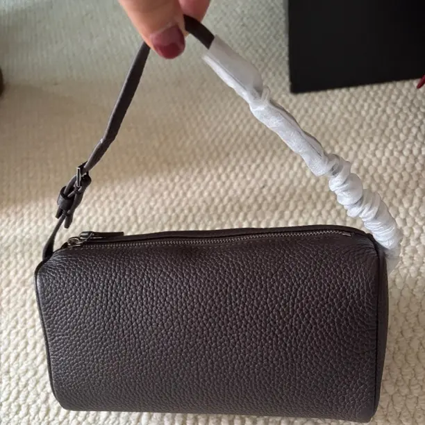 羽尔高定·90s 荔枝纹牛皮摔纹铅笔包 外牛内羊单肩斜挎女包