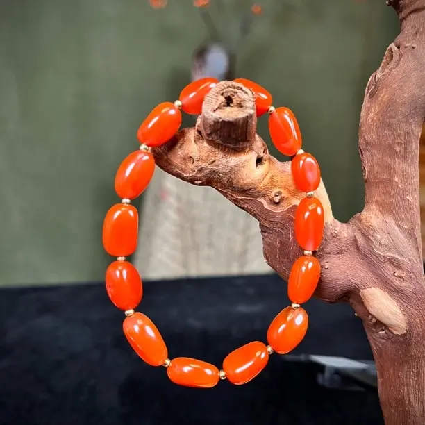 原矿川料樱桃红南红无胶无裂