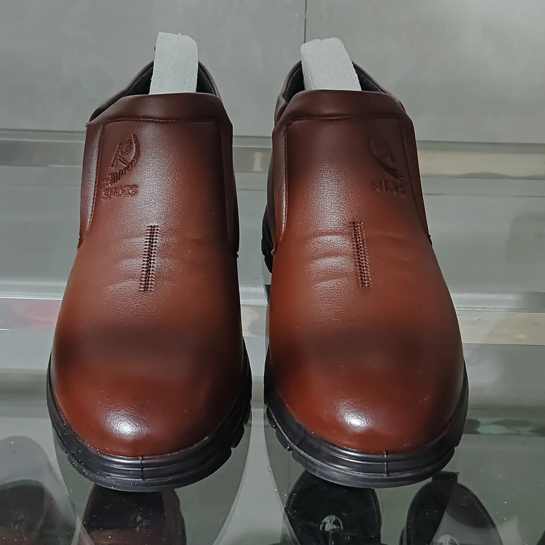 头层牛皮男士冬季加羊毛保暖休闲高帮棉鞋