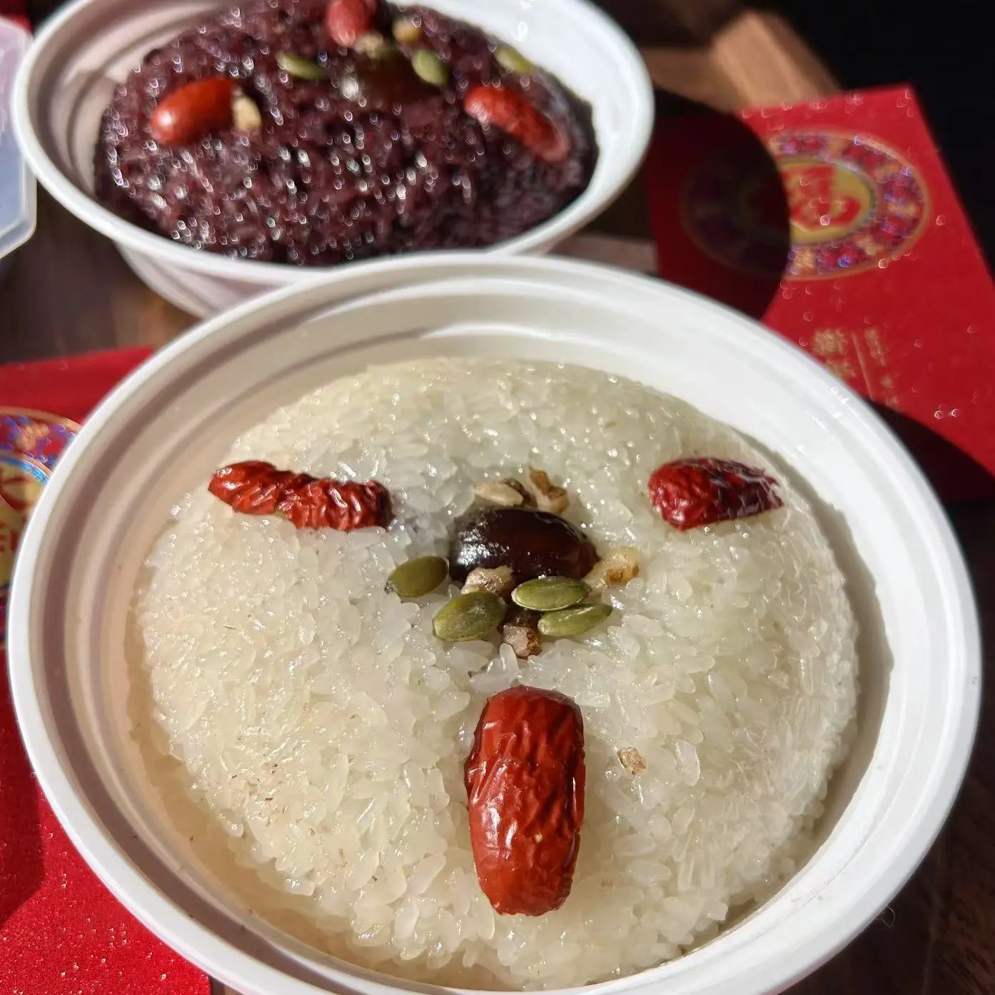 八宝饭特产小吃甜豆沙糯米饭速食方便米饭手工传统甜点加热即食