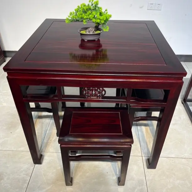 精品红木黑酸枝八仙桌 面宽88高度78