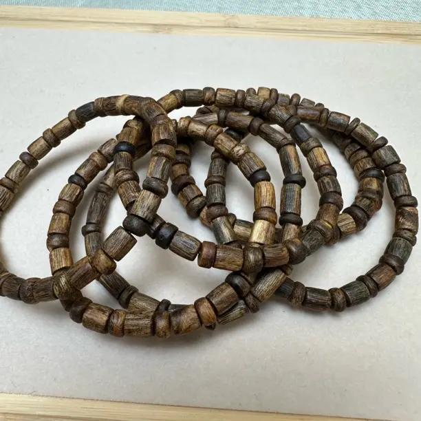 沉香竹节单圈手串简约手饰