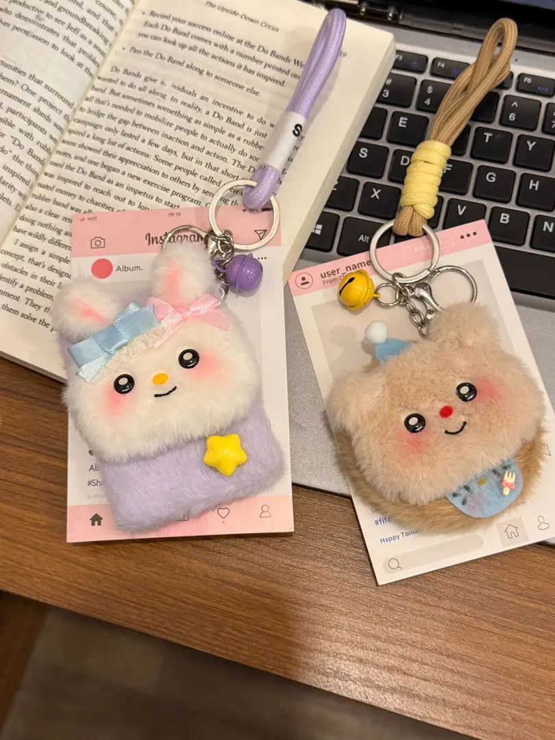 【香蕉】小兔小熊手工diy折叠镜子卡通可爱化妆镜便携驾车个人用品