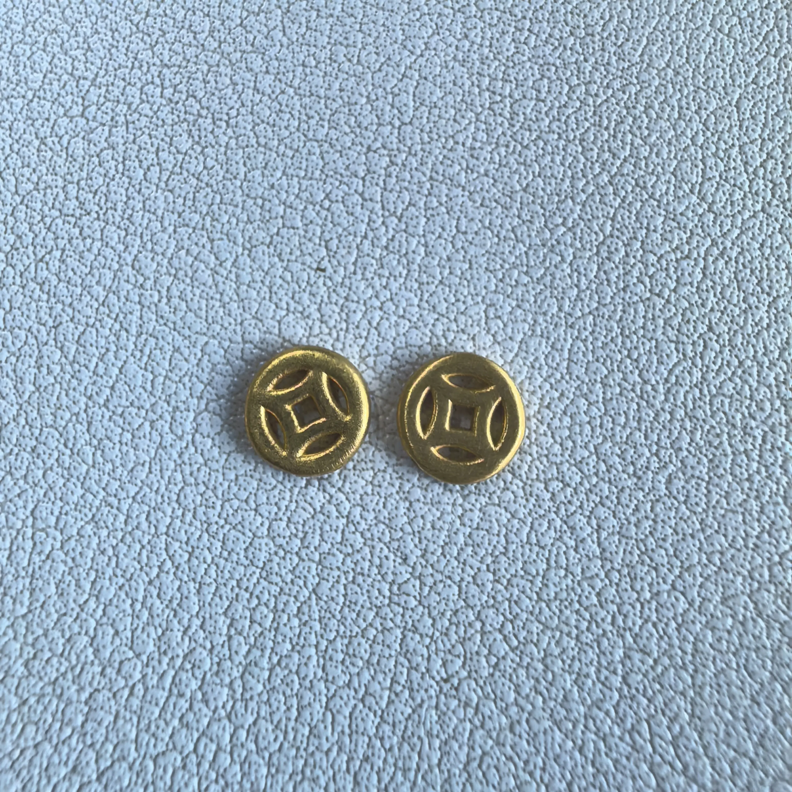 精品文玩配饰18k金隔片