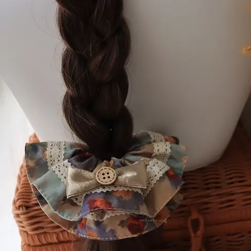 发绳女民族风百搭发饰复古清新田园风发圈日韩法式