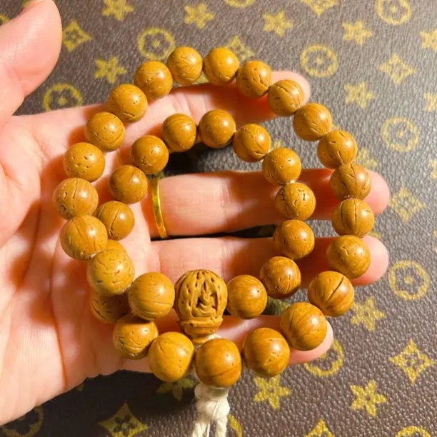 桃核圆珠文玩盘玩易包浆