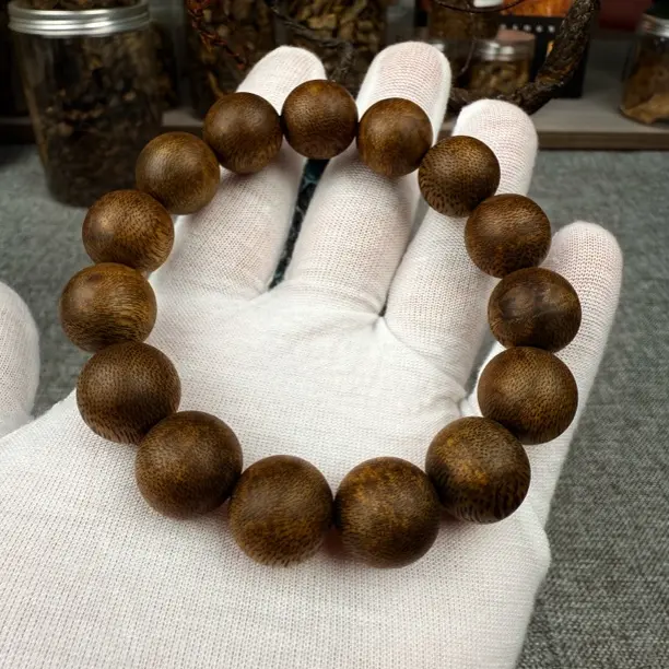 沉香高品质海南棋楠醇化干料1.5规格单圈