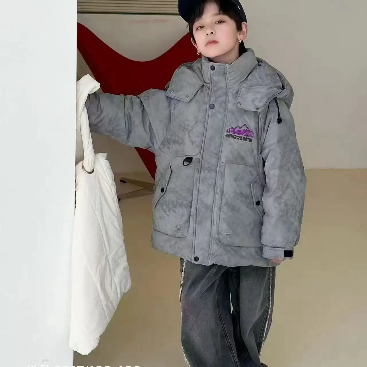 冬季加厚保暖棉服儿童