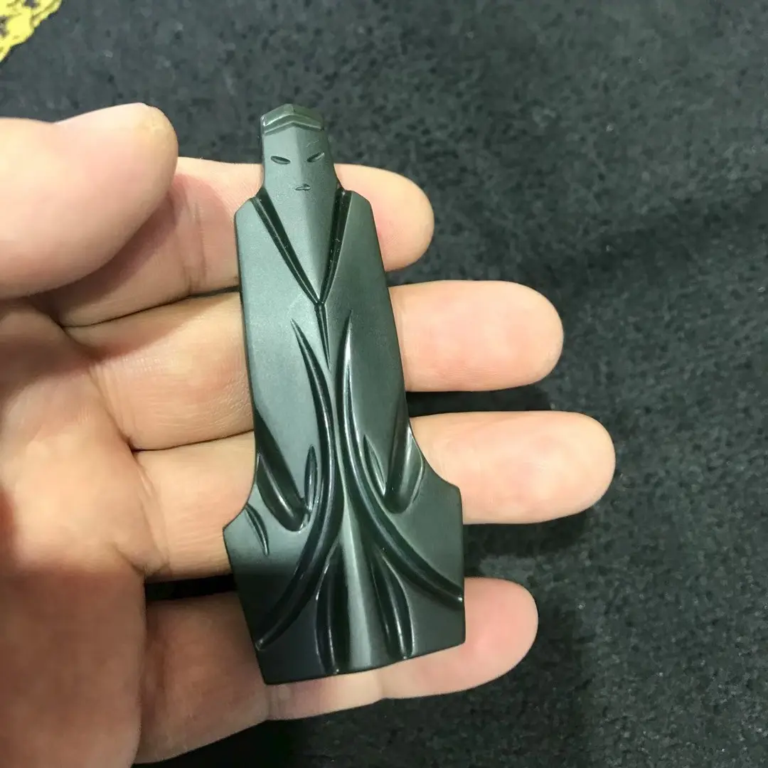 龙复古男女款玉石挂件未镶嵌颈饰