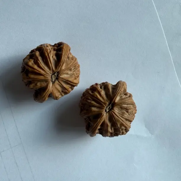 文玩核桃四座楼狮子头麒麟纹高抛手把件原皮原色精品把玩件男士