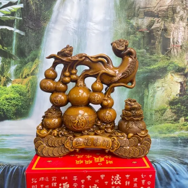 五福临门（新）葫芦客厅电视柜玄关装饰乔迁送礼佳品