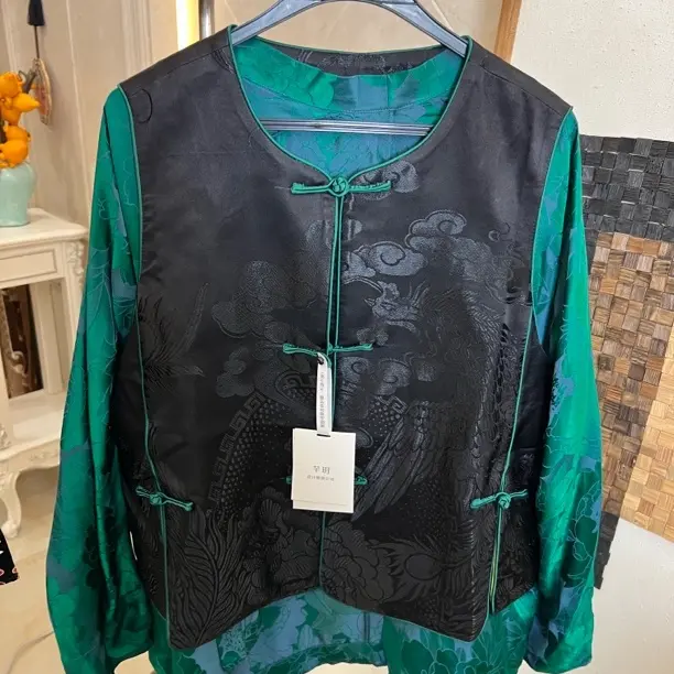 新中式国风重工刺绣女款秋冬百搭马甲上衣