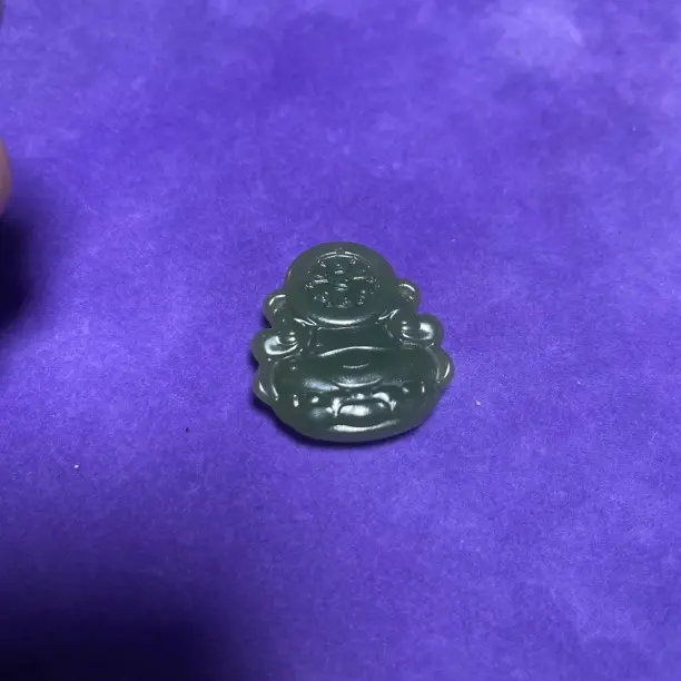 和田玉弥勒佛吊坠