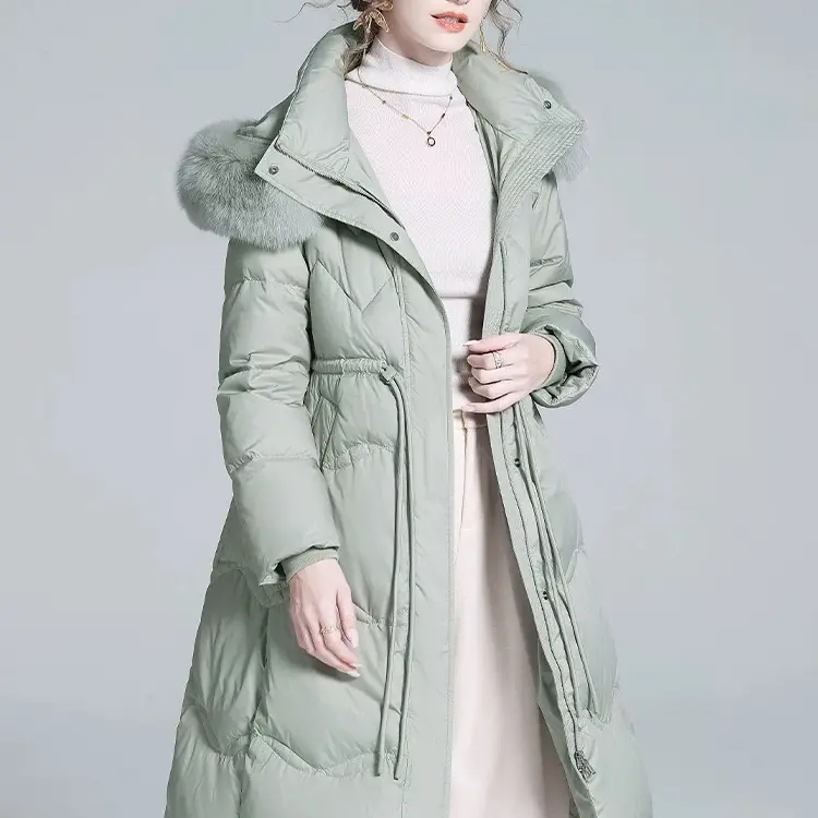 衣凡8848韩版御寒长款冬季韩版仙女风鹅服