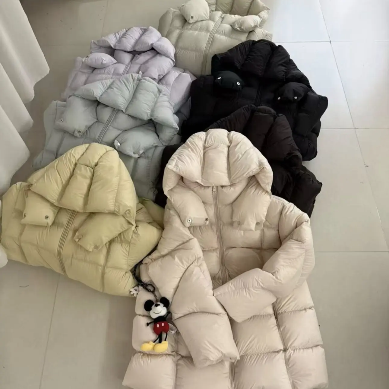 FanFan•【8856】中长款连帽韩系泡芙羽绒服 巨厚厚厚厚厚～