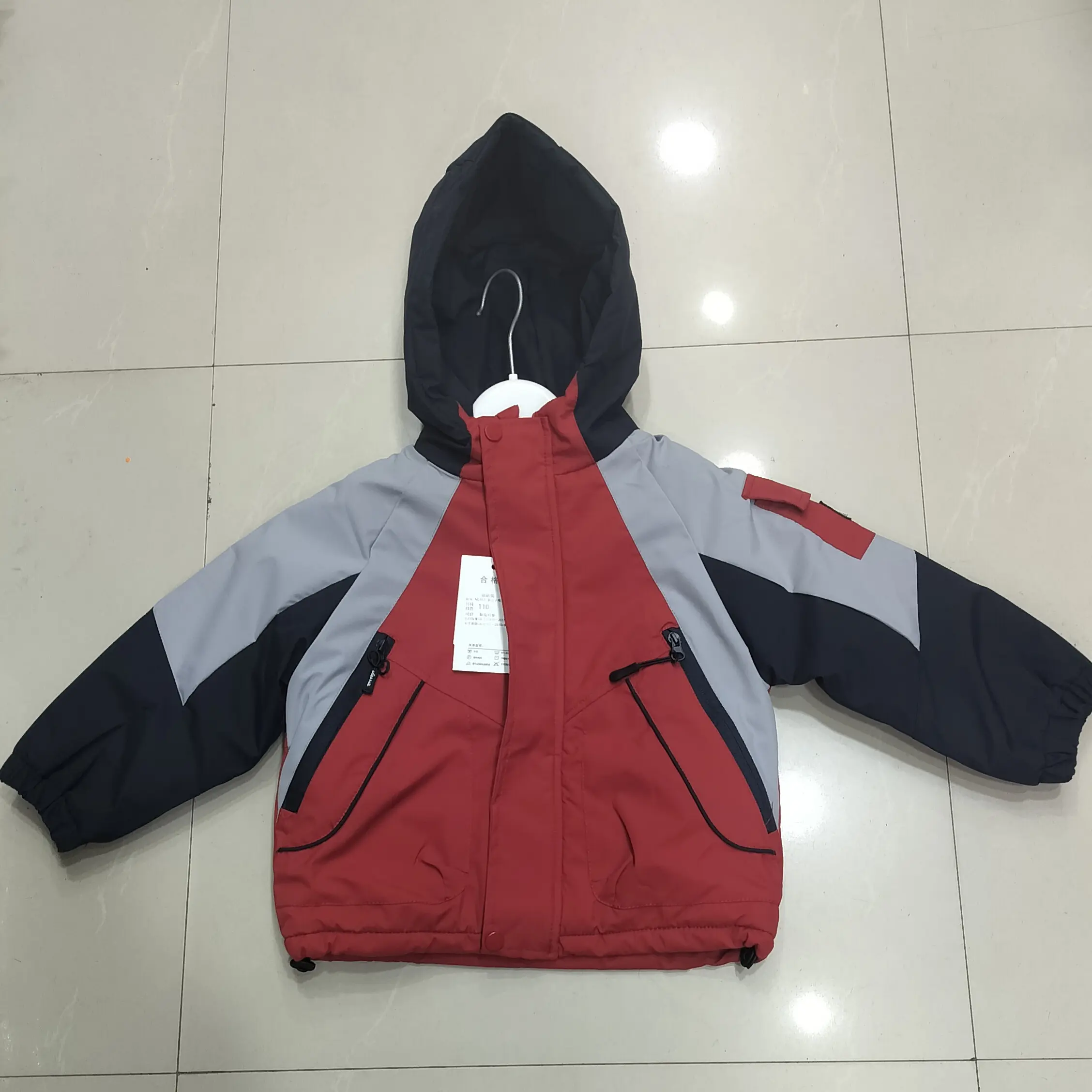 冲锋衣冬季棉服男童