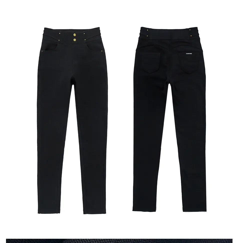 正品棉巴莎牛油果裤子900102-6.0黑色